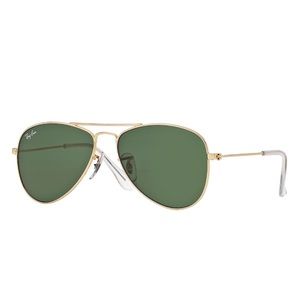 Ray-Ban Baby Metal Aviator || Green/Gold
